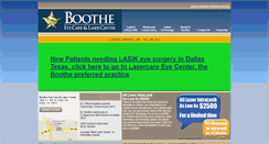 Desktop Screenshot of boothelasercenter.com